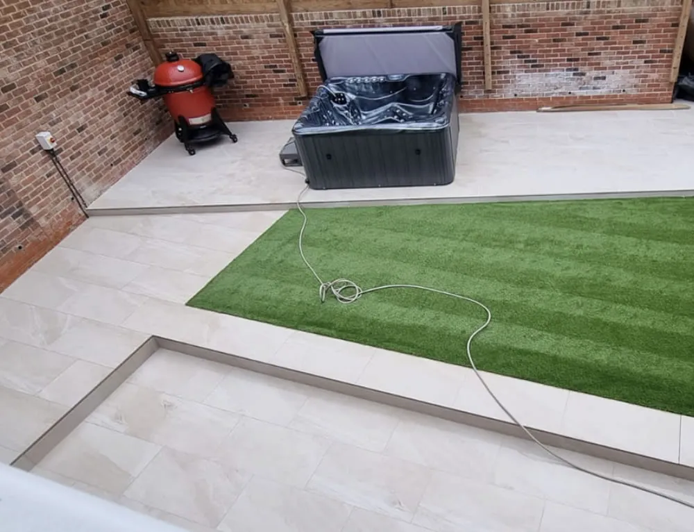 Porcelain Patios in Guildford — project completed by Guildford Driveways & Patios