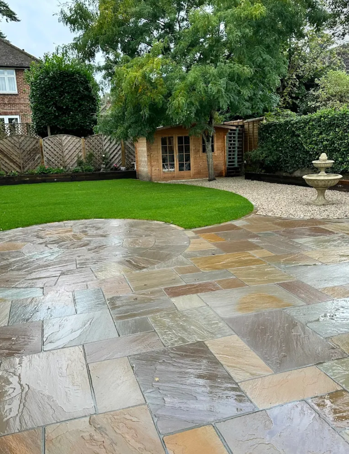 Sandstone Patios in Guildford — project completed by Guildford Driveways & Patios
